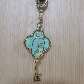 Customizable Cute Cartoon & Key Enamel Keychain | Personalized Whimsical Charm for Brand Merch, Fan Gifts & Cute Collections
