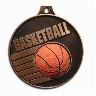 Customizable Basketball Medal | Personalized Hoop Award with 3D Ball Design, Custom Engraving for Tournaments & Leagues